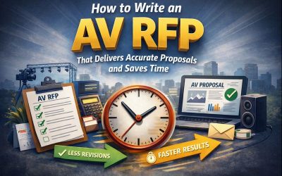 Less Back-and-Forth Starts With an Accurate AV RFP